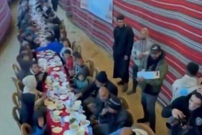 Gazze'de bombalar atılmadan ilk sahur