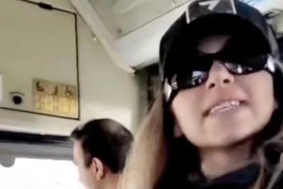 İstanbul'da toplu taşıma aracındaki yolcuyu tehdit eden kadın tutuklandı