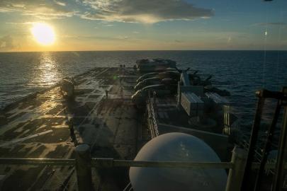 3 bin 500 deniz piyadesini taşıyan gemi Orta Doğu'ya ulaştı