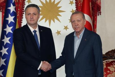 Cumhurbaşkanı Erdoğan, Bosna Hersek Devlet Başkanlığı Konseyi Başkanı ile görüştü