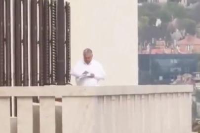 Viktor Orban'ın dertli hali halefi Peter Magyar'ın kamerasında